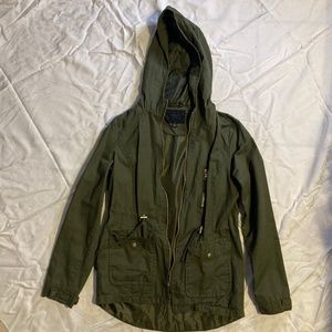army jacket with hood